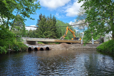 Abriss der Brücke in Kotteritz im Mai 2025