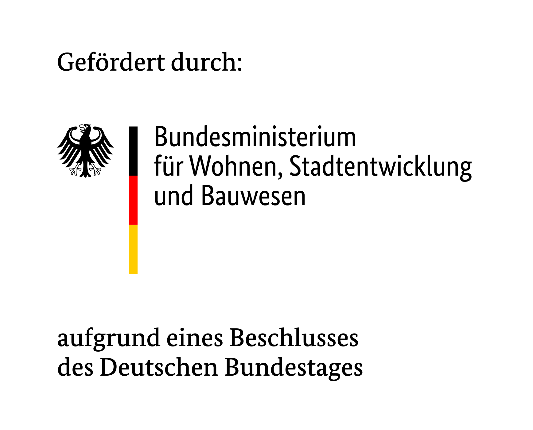 Logo Bundesministerium für Wohnen, Stadtentwicklung und Bauwesen