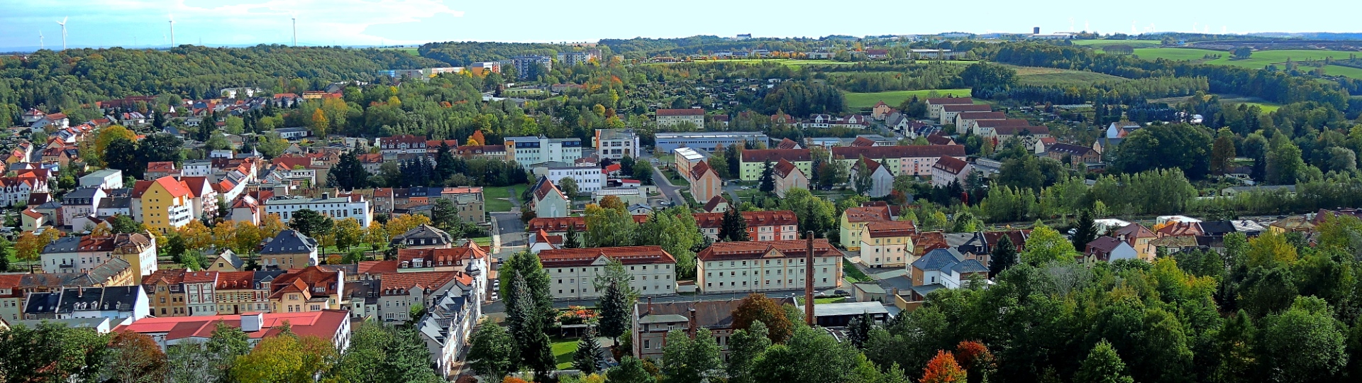 Schmölln - Sicht vom Pfefferberg