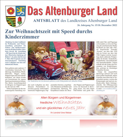 Amtsblatt 2022-12-10 Titelseite