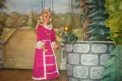 Szene aus Der Froschkönig