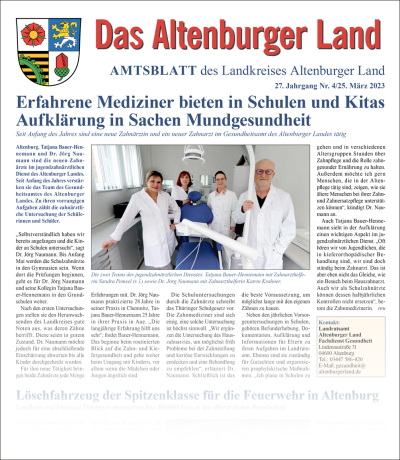 Amtsblatt 2023-03-25 Titelseite