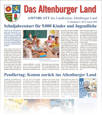 Amtsblatt 2023-08-19 Titelseite