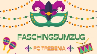 Plakat zum Faschingsumzug