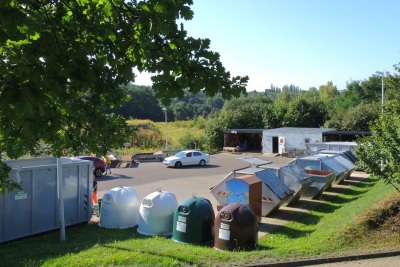 Der Recyclinghof Leipziger Straße in Altenburg.