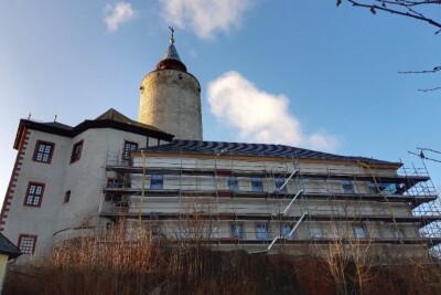Die Nordflügel-Baustelle im Dezember 