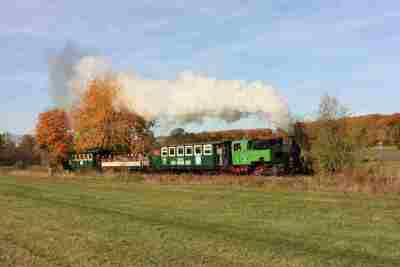 Kohlebahn im Herbst 