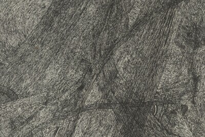 Ausschnitt: Thomas Ranft, Strömungen, 1978, Stiftung Gerhard Altenbourg