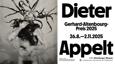 Dieter Appelt - Gerhard-Altenbourg-Preis 2025 (26.8.-2.11.2025) im Lindenau-Museum im Prinzenpalais des Residenzschlosses Altenburg