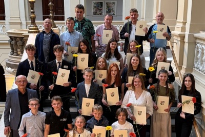 Gruppenbild der geehrten Sportler 2026