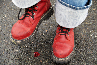Rote Schuhe