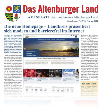 Amtsblatt 2022-02-26 Titelseite