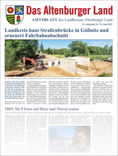 Amtsblatt 2022-06-04 Titelseite