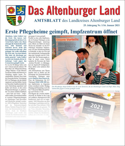 Amtsblatt 2021-01-16 Titelseite