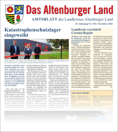 Amtsblatt 2021-11-06 Titelseite