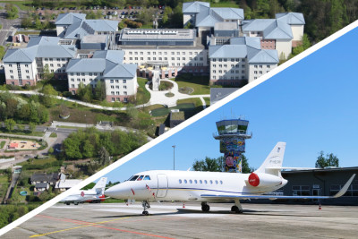 Klinikum und Flugplatz blicken auf Jahre des Wandels und der Weiterentwicklung zurück