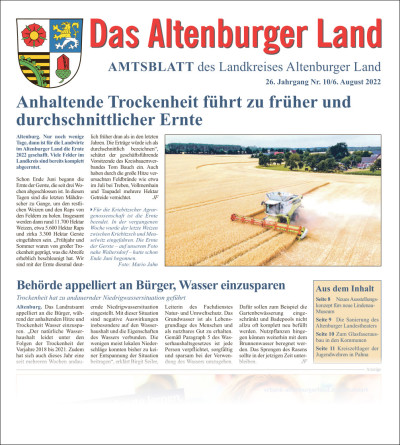 Amtsblatt 2022-08-06 Titelseite